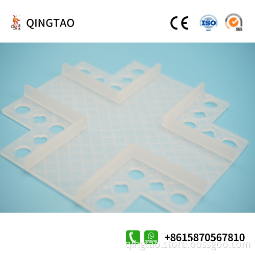 PVC cross slot corner protector